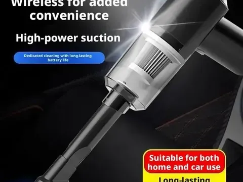 Aspirador portátil sem fio para carro e casa
