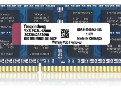 Memória Ram Ddr3l 8gb 1600 Mhz para laptop